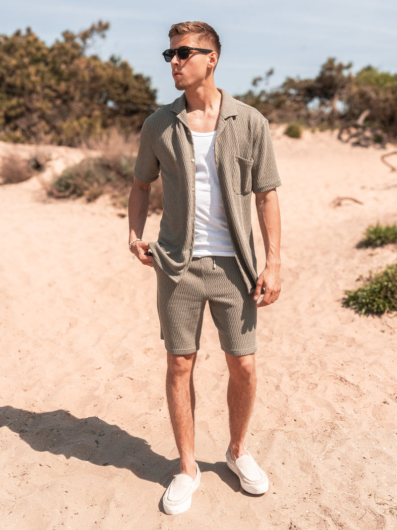 Knitted Twinset | Beau Olive