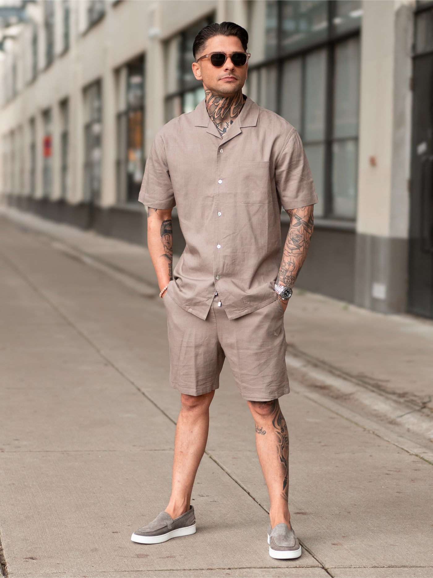 Linen Twinset | Beau Truffle