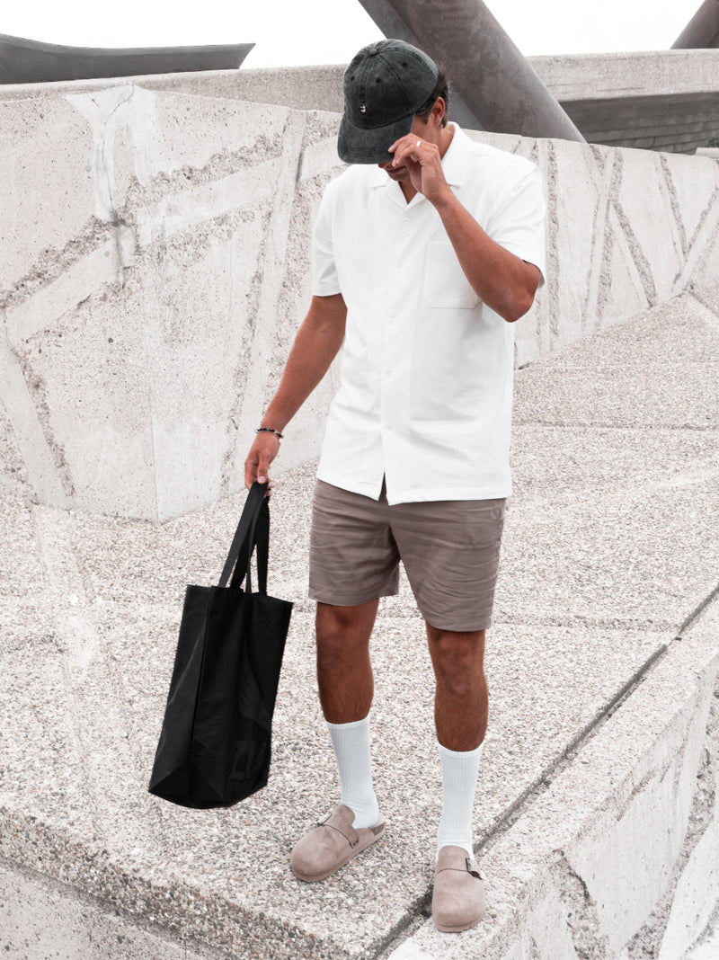 Sol Y Mar Look | BEAU-PIQUE PureWhite & TOBRUQ-LINEN Truffle