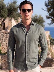 BROS-LINEN Olive