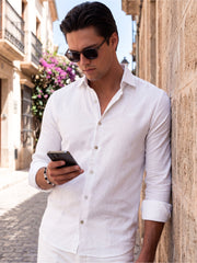BROS-LINEN White