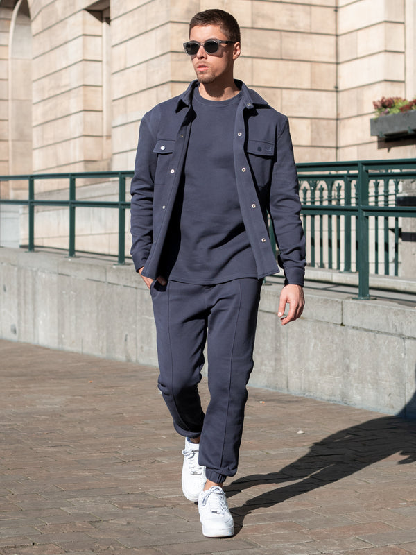 Heavyweight Pique Twinset | Ink