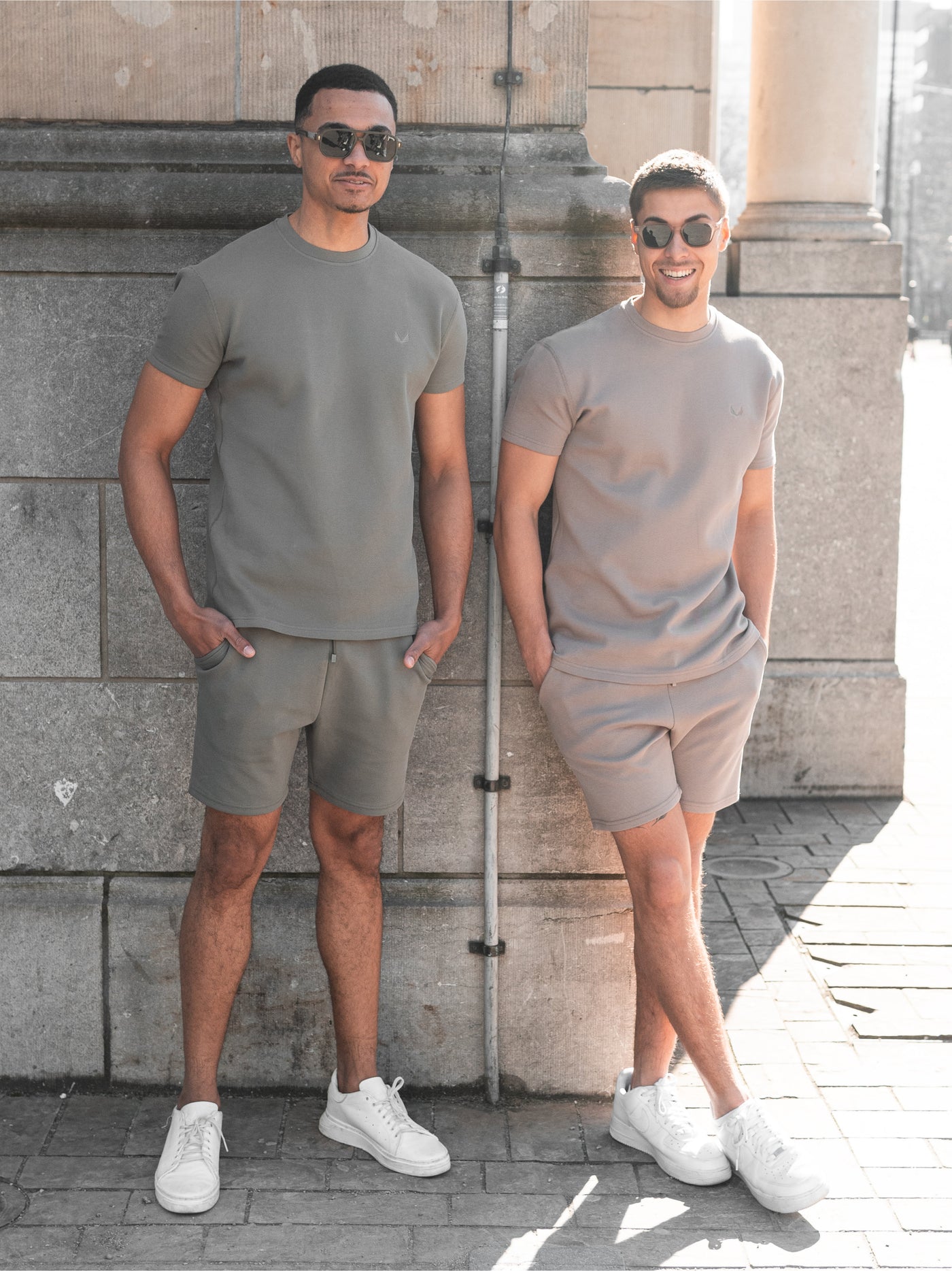 Heavyweight Pique Twinset | Olive & Truffle