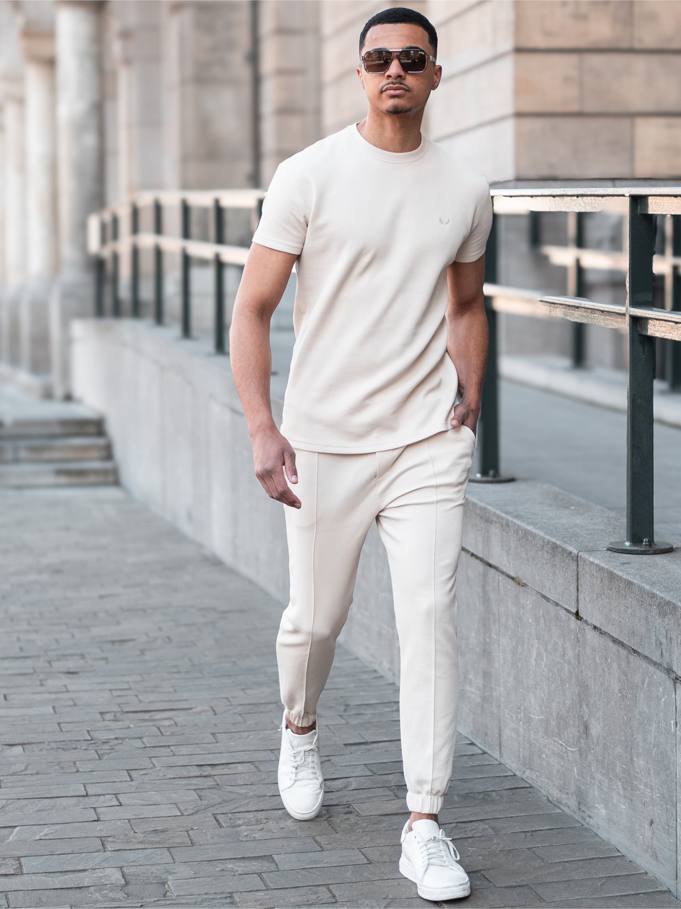 Heavyweight Pique Twinset | Sugar