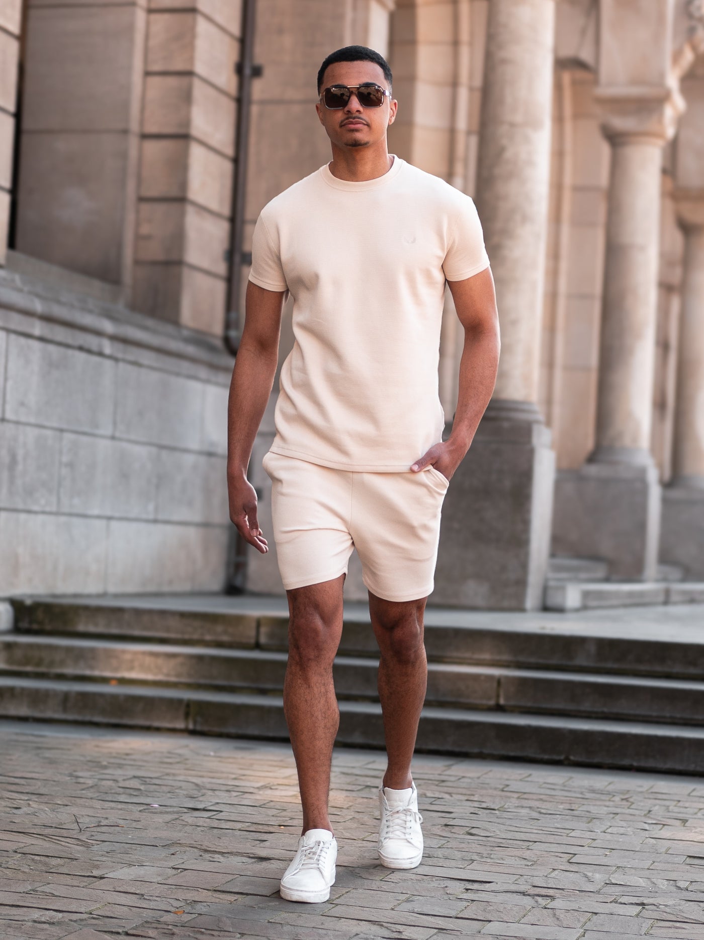 Heavyweight Pique Twinset | Sugar