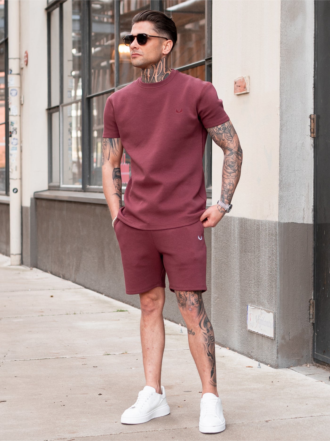 Luxury Sweat Twinset | Clay Mulberry