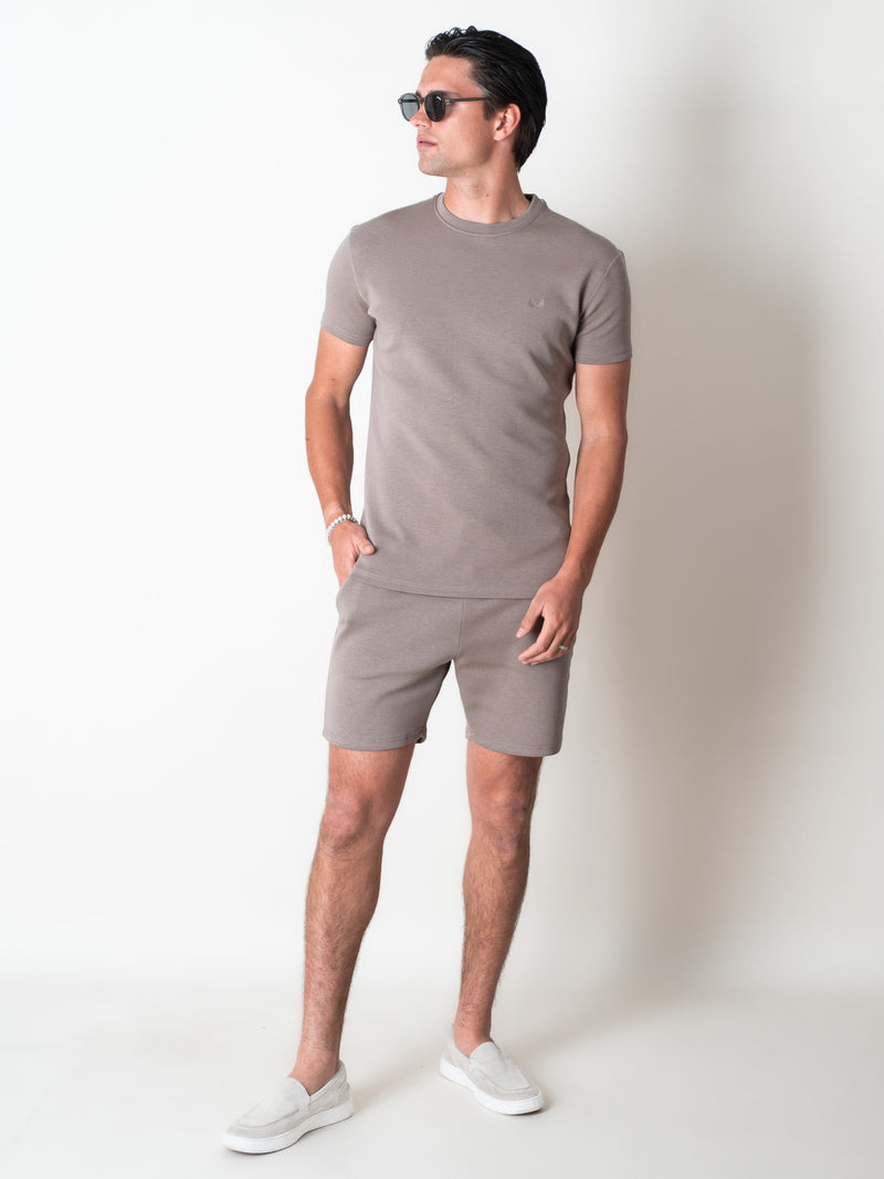 Luxury Sweat Twinset | Clay Truffle