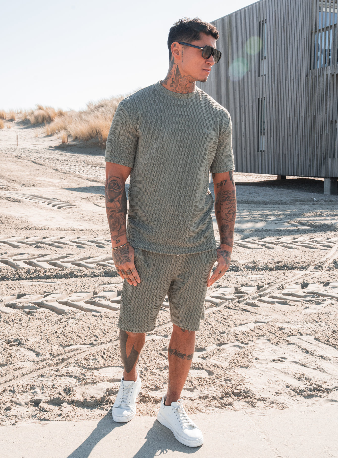 Knitted Twinset | Figata Olive
