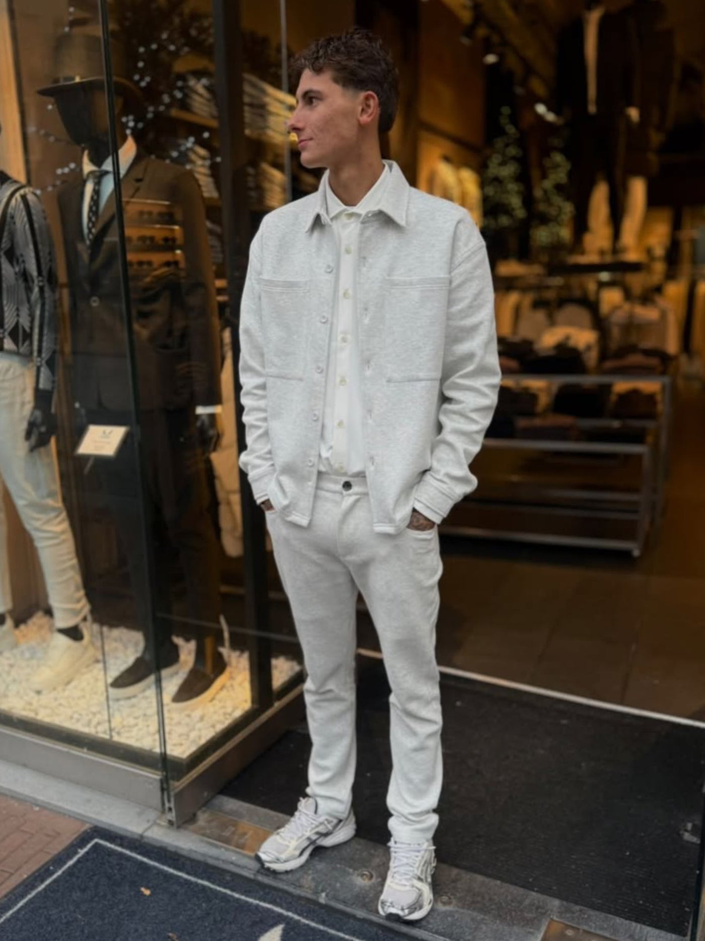 Heavy Pique Twinset Look