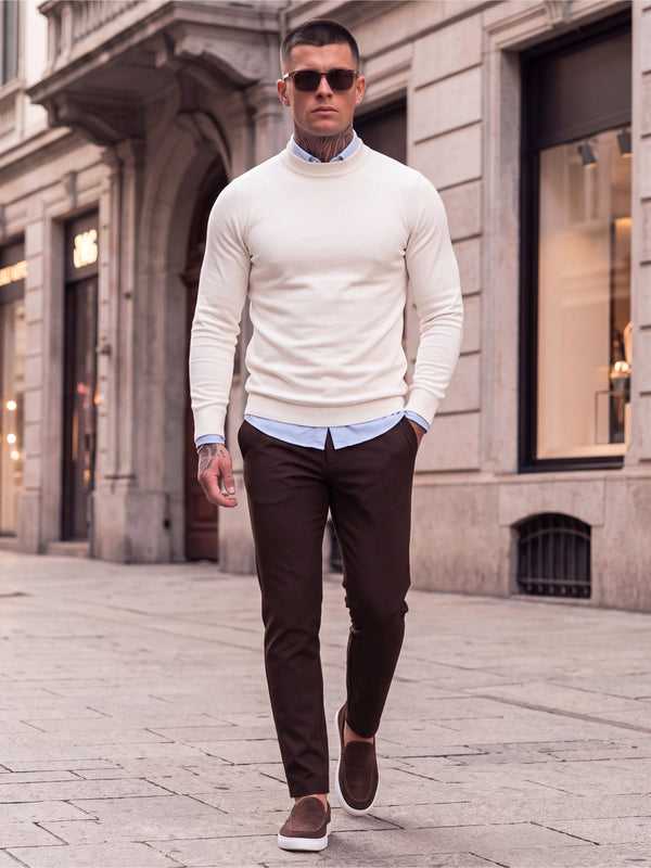 MARC Cream & NEIL-LS LightBlue & GRAY DarkBrown & ZOLAR Brown