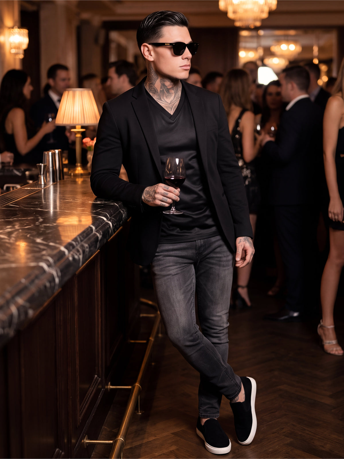 MARLBELLO-MC Black Party Look