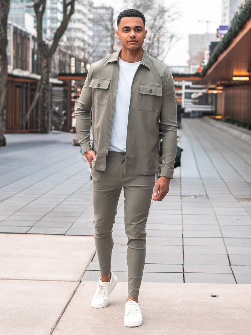 Tech Twinset | Olive