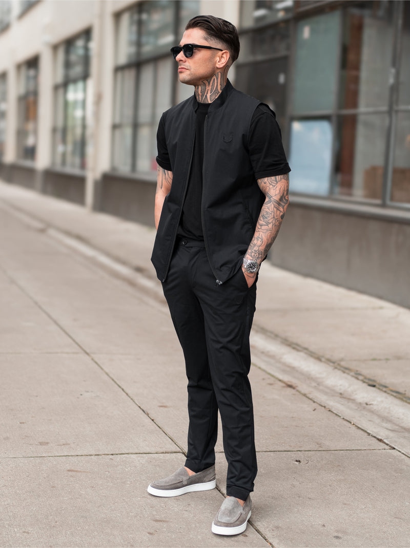 Tech Jersey Twinset | Tropea Black