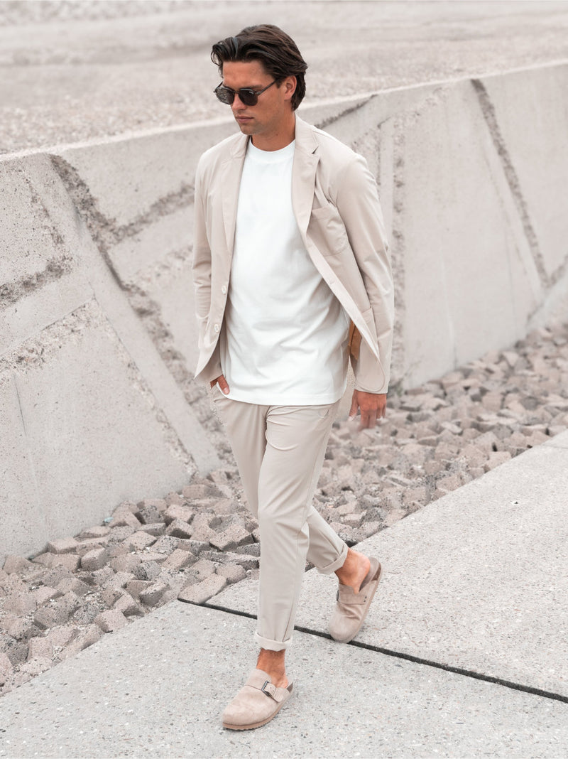 Sol Y Mar Look | VEGAS-K Sand & TITAN-DYED-PIQUE White & CISTERNA-K Sand