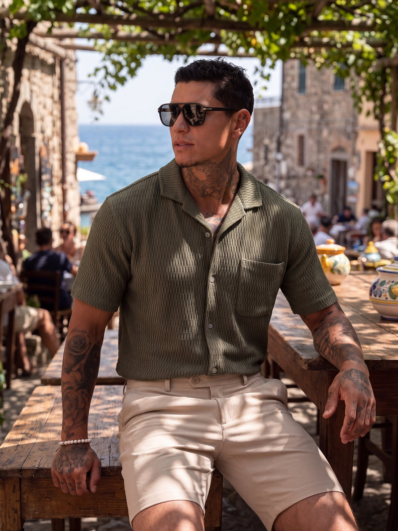 Mediterranean Terrace Open-Knit & Sand Tech Duo