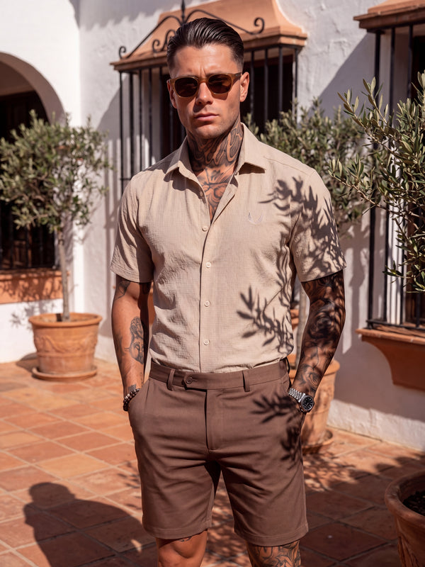 Golden Hour Terracotta Twill Look