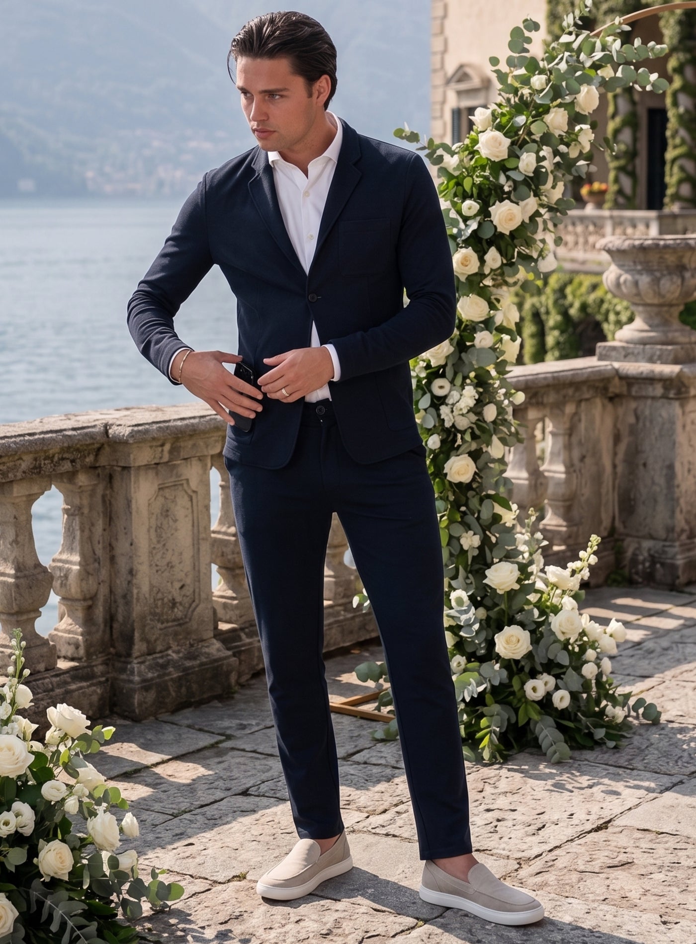 VEGAS-PM-NAVY Wedding Look