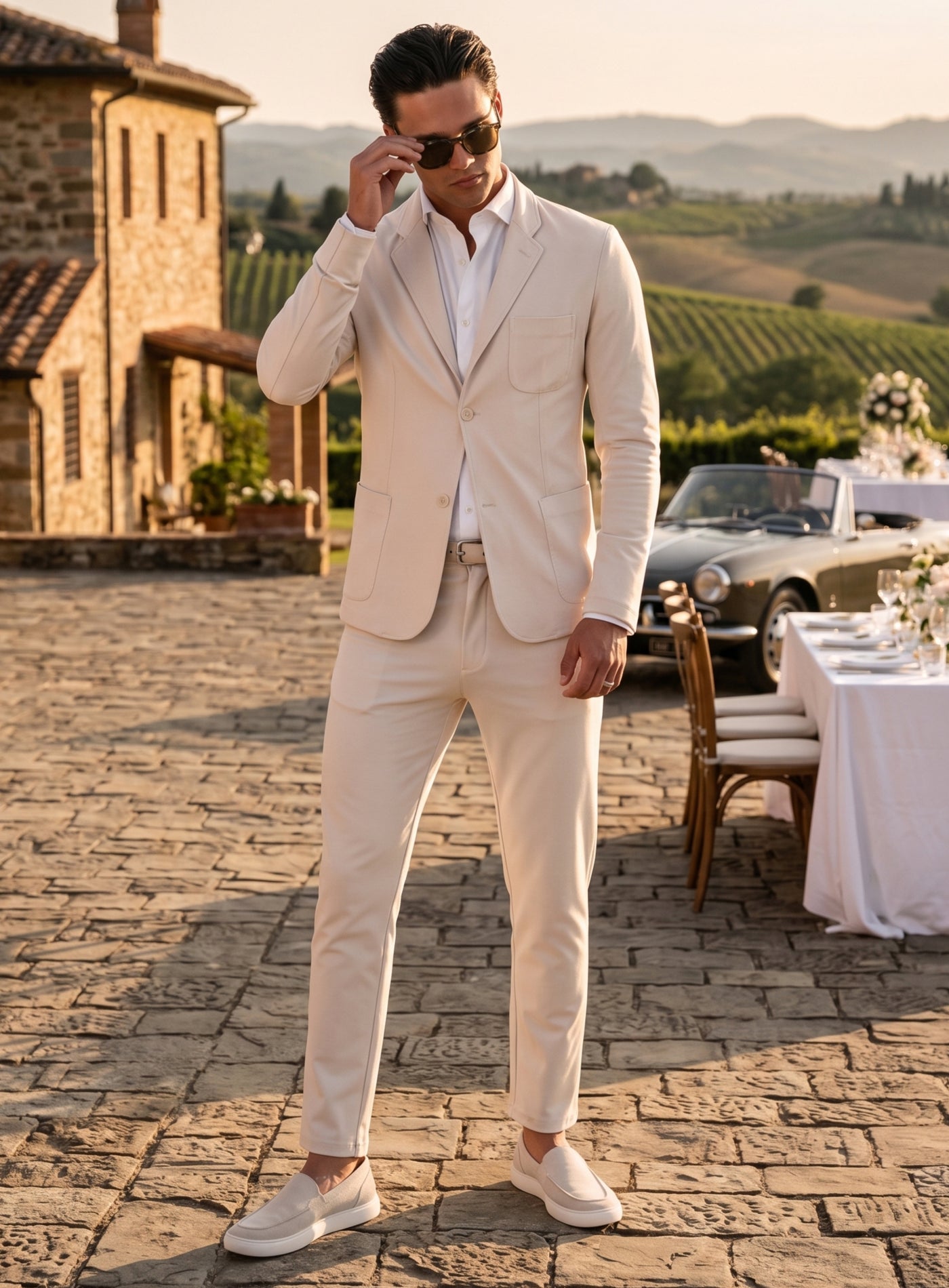 VEGAS-PM-LIGHTBEIGE Wedding Look